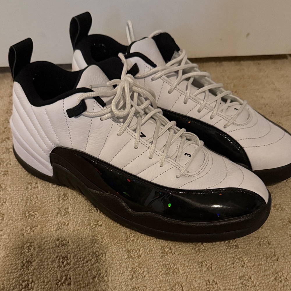 Jordan White and Black Sneakers
